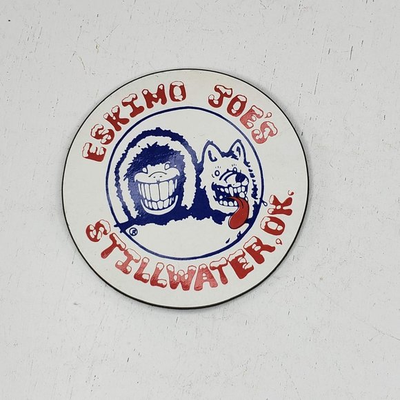 Eskimo Joes Stillwater Oklahoma Magnet Kitchen Fridge Vintage - Picture 1 of 3
